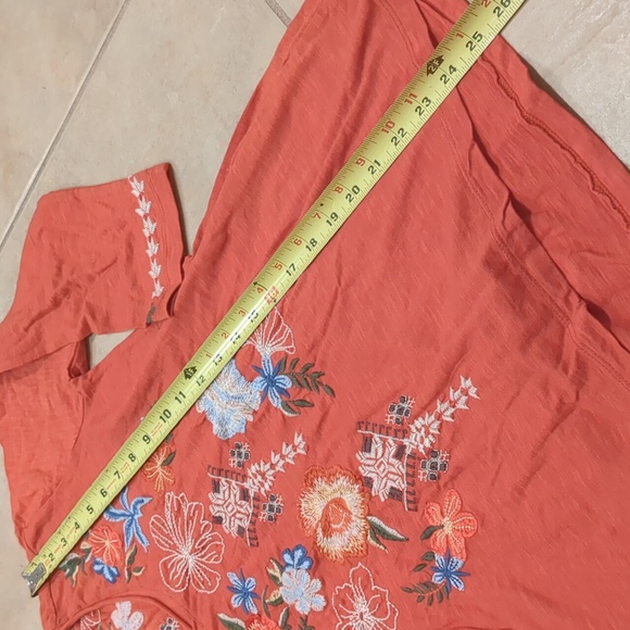 Caite Anthropologie Embroidered Boho Top Size Small - Picture 3 of 4